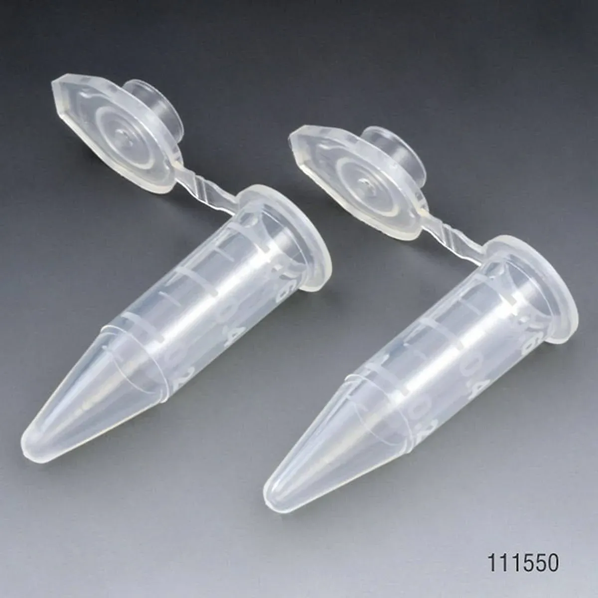 Microcentrifuge Tube, 0.6ml, PP, Attached Flat Top Cap, Graduated