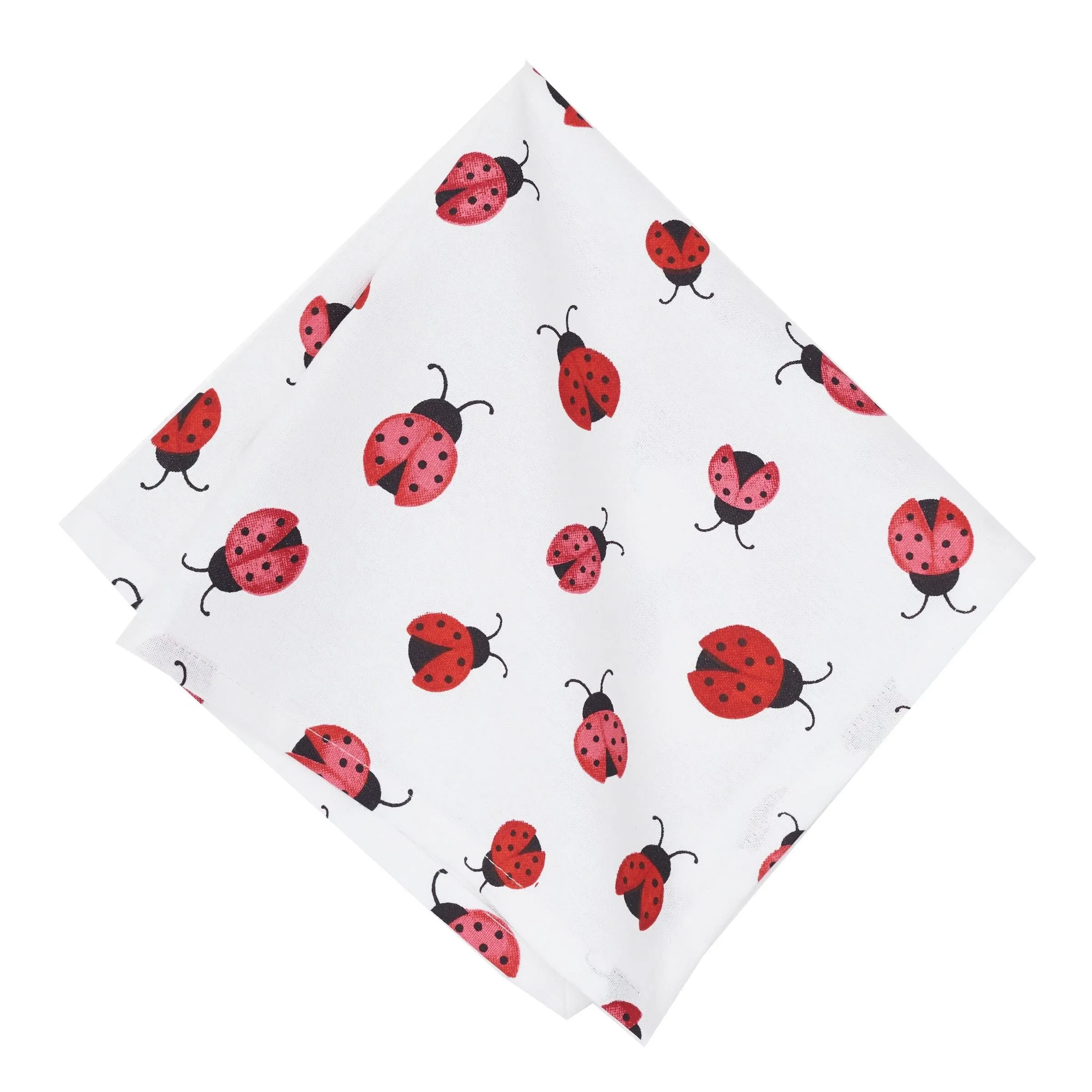 Ladybug Pattern Spring Napkin, Set of 6 by Valerie