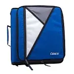 Case·it Universal Laptop Zipper Binder, O-Ring, 2 Inches, Midnight Blue