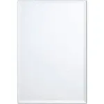 Better Bevel 20-in Clear Rectangular Frameless Bathroom Mirror | 17106