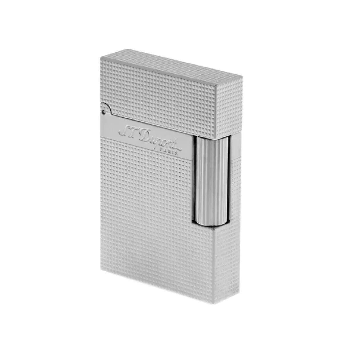 Line 2 Small Micro Diamond Head Palladium Lighter Silver