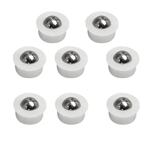 10 Pieces Mini Nylon Ball Transfer Bearing Unit Table Conveyor Roller Ball for Transmission, Furniture,Wheelchair 1/3inch