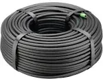 T22-250S Drip Irrigation 1/4&#034; Blank Distribution Tubing, 250&#039; Roll, Black