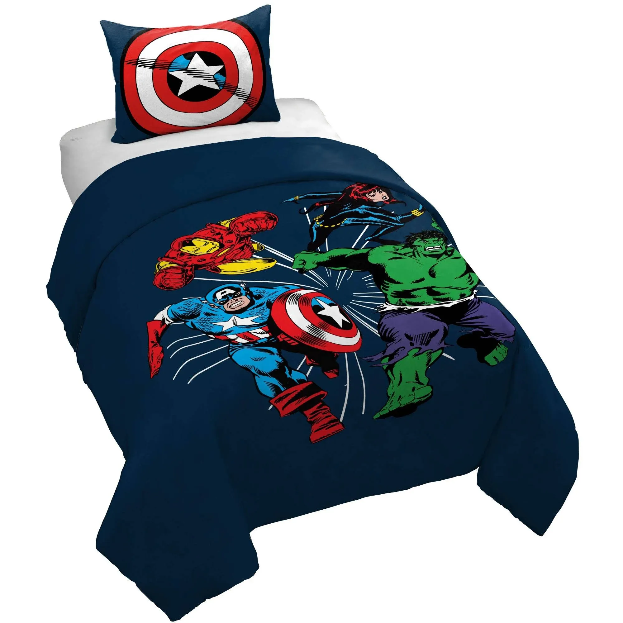 Saturday Park Marvel Invincible Kids' Duvet Cover & Sham Set