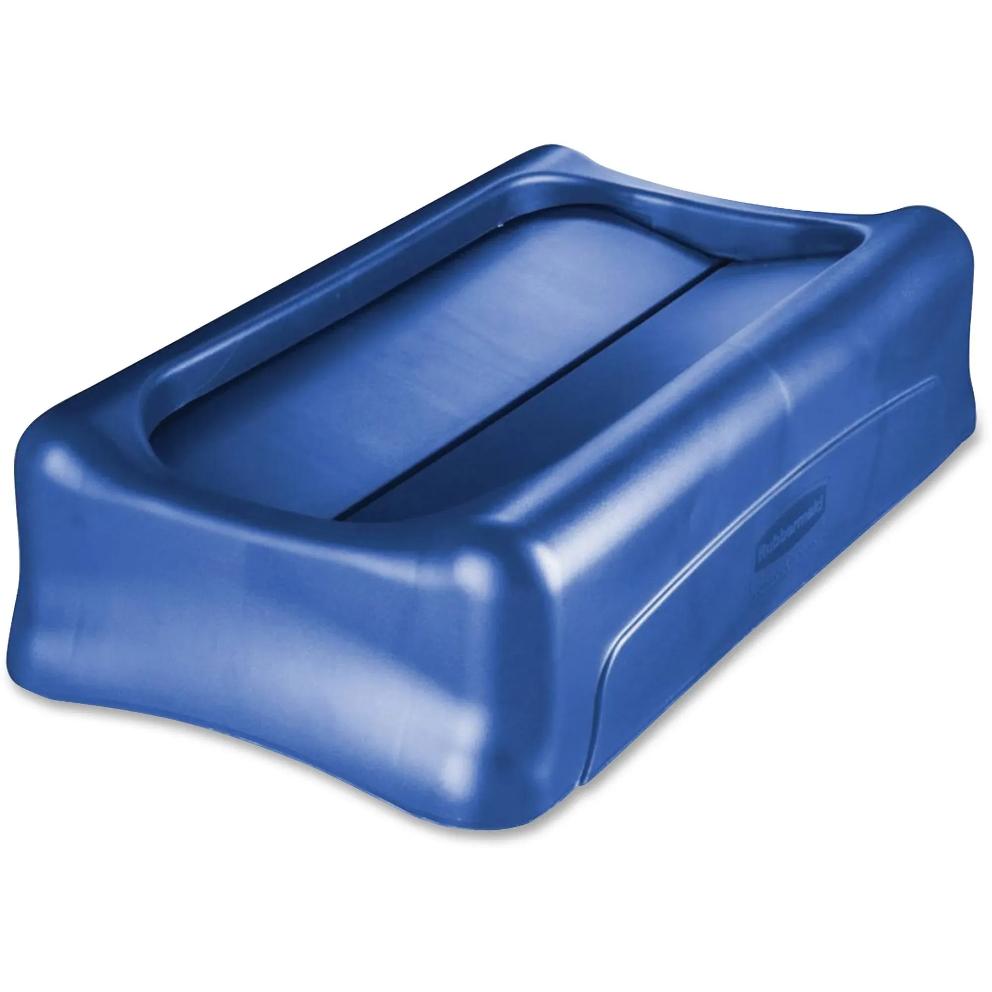 Rubbermaid - FG267360BLUE - Blue Slim Jim Swing Lid