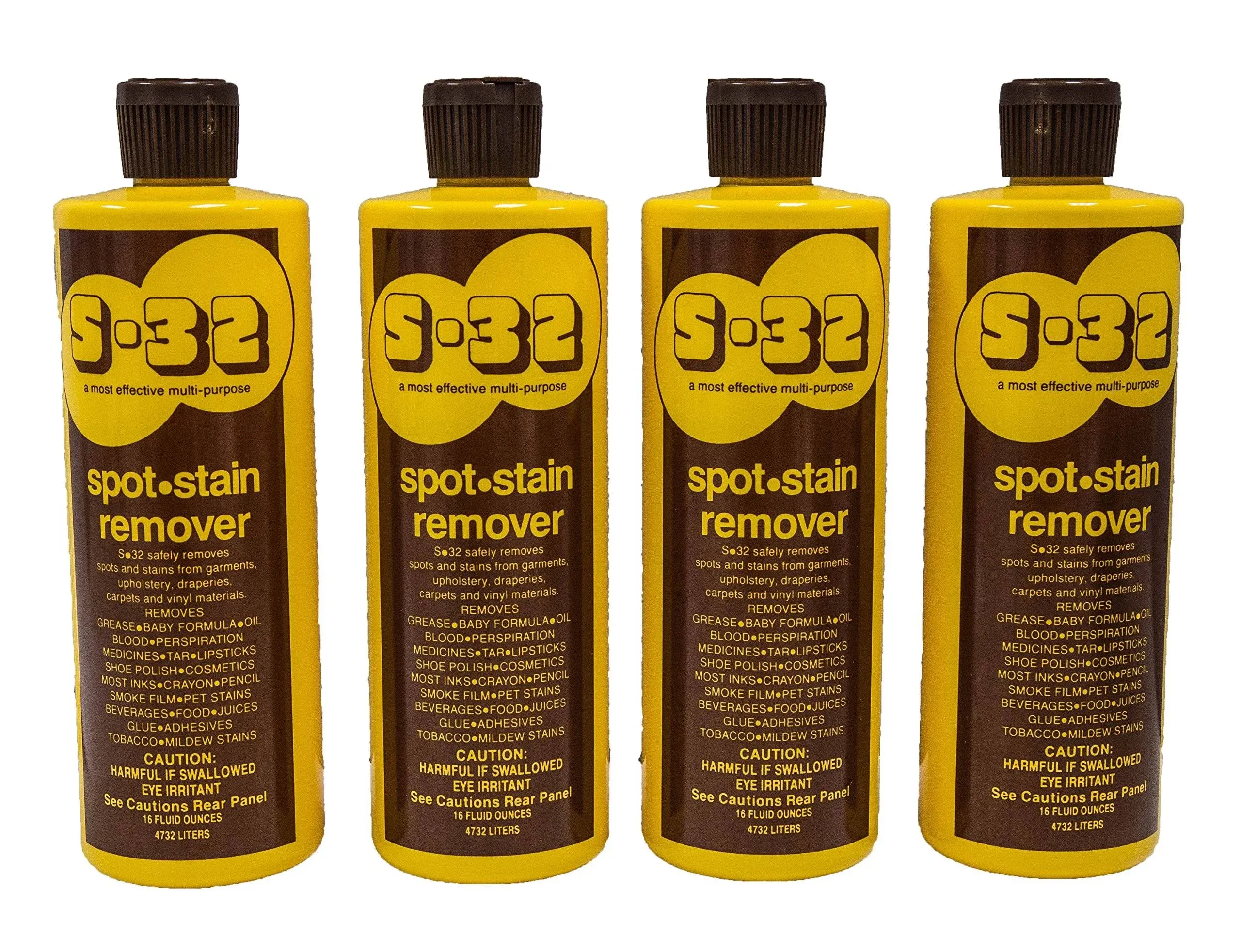 S-32 Spot Stain Remover, Safely Removes Stubborn Spots and Stains, Commercial Use ...