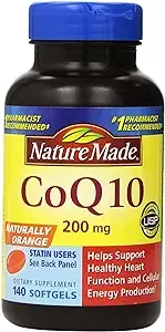 Nature Made CoQ10 200 mg Softgels, 140 Ct