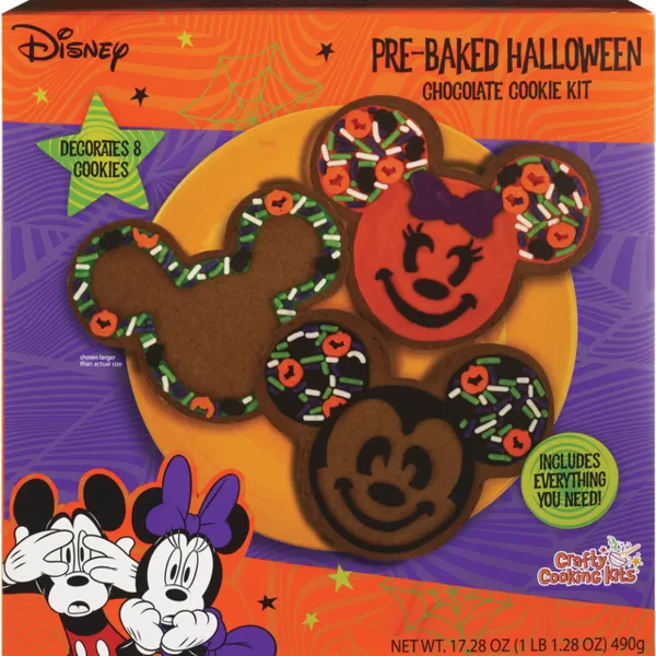 Disney's Mickey and Minnie Pre-Baked Halloween Chocolate Cookie Kit