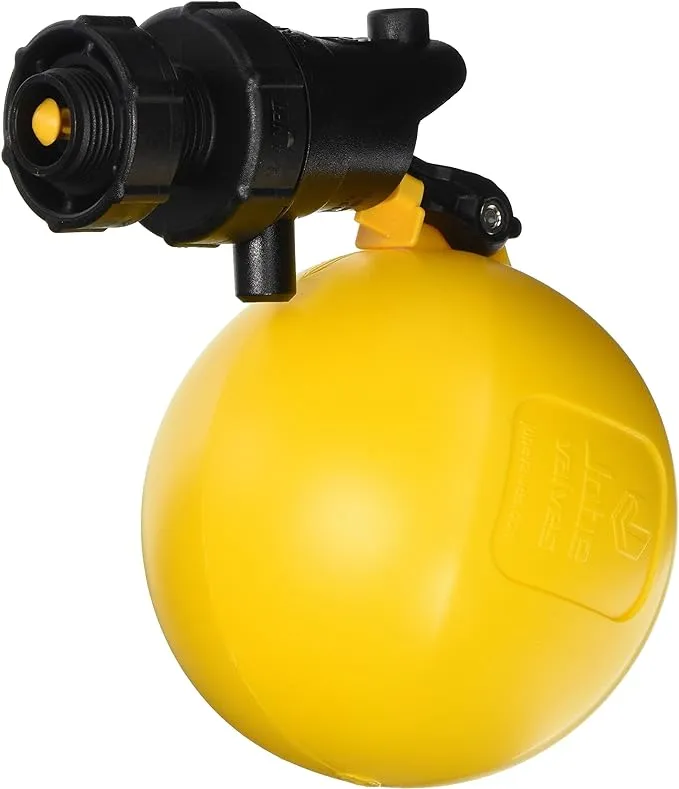 Rojo Float Valve, 3/4", Black/Yellow