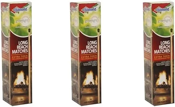 Diamond Long Reach Matches 3pcs