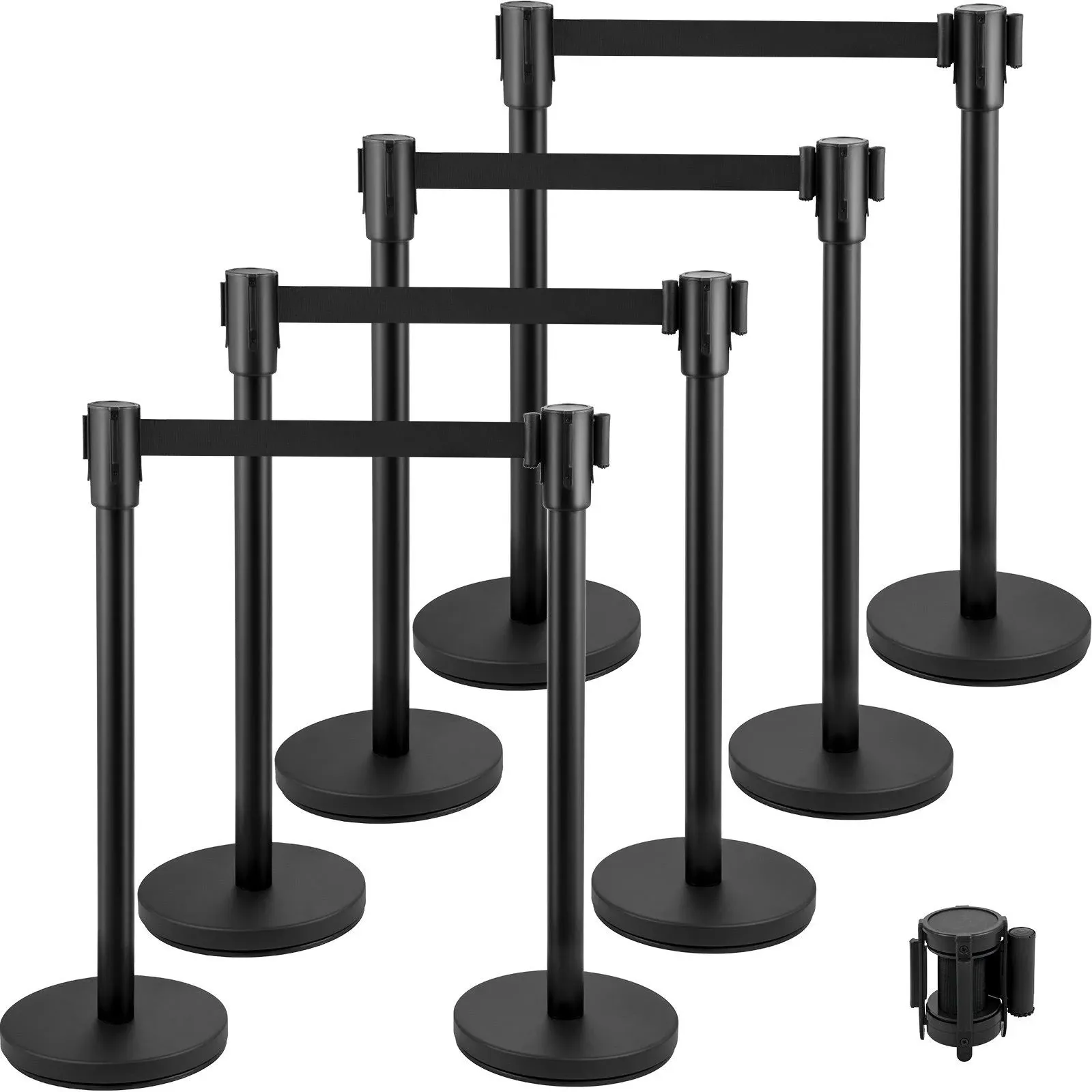 VEVOR Crowd Control Stanchion Set of 8 Pieces