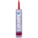 Sashco Inc 13010 6 Pack 10.5 oz. Lexel Adhesive Caulk, Clear