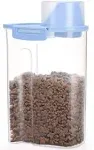 PISSION Pet Food Storage Container with Graduated Cup and Seal Buckles