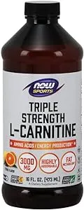 Now Foods L-Carnitine Citrus Liquid, 3000 mg - 16 fl oz bottle