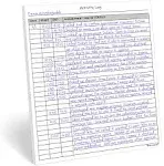 Activity Log Notepad, 50 Page Planning Pad to List a Task, Action or Contact. a 