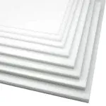 BuyPlastic Natural White HDPE Plastic Sheet