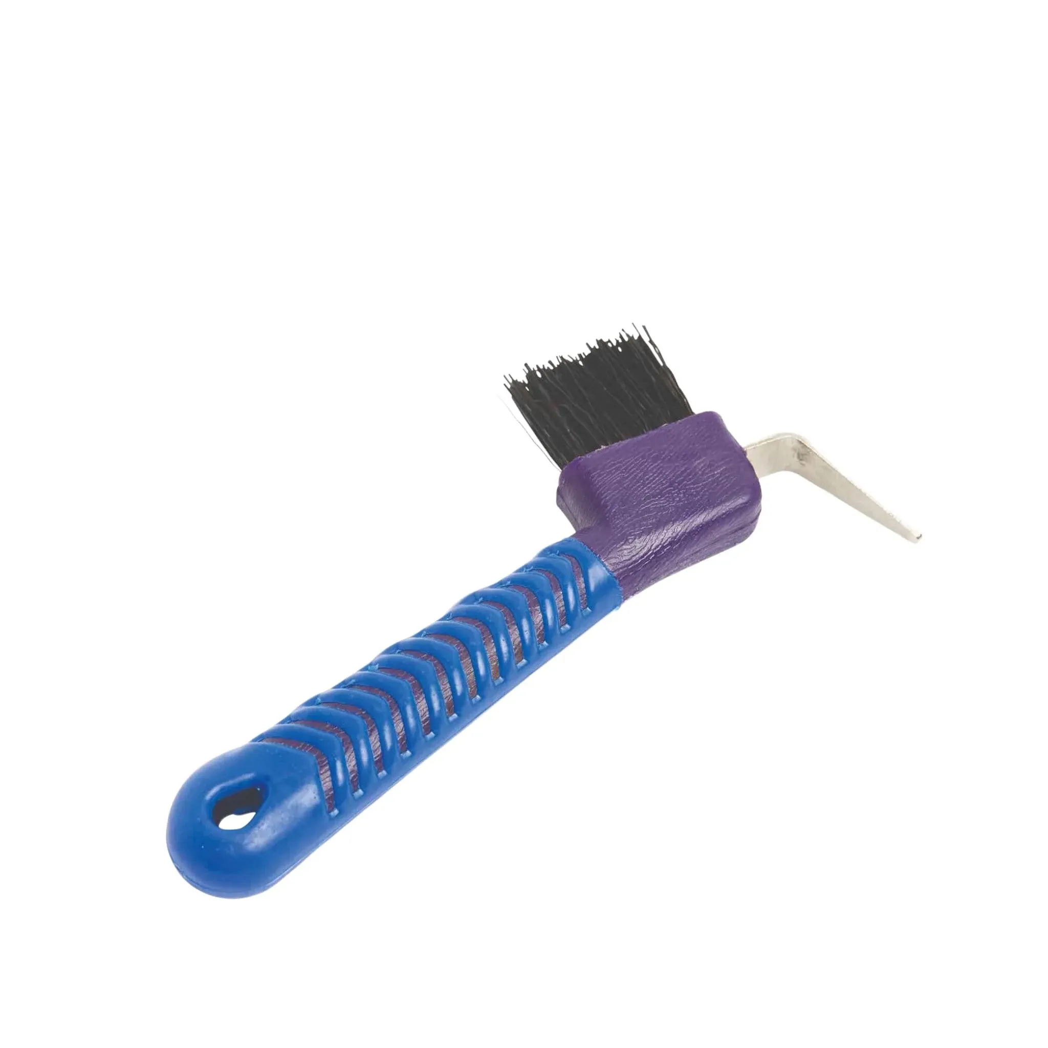 Roma Deluxe Soft Grip Hoof Pick - Purple/Blue