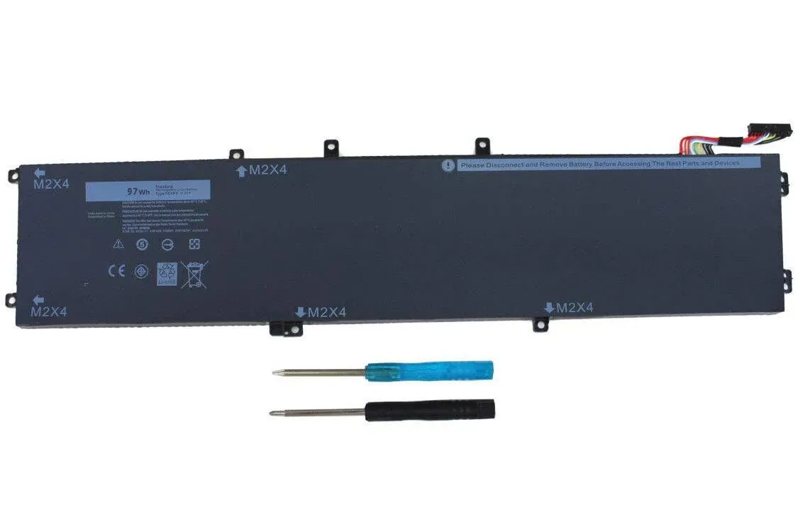 97WH 6GTPY Laptop Battery for Dell XPS 15 9560 9570 9550 7590 Precision 5510