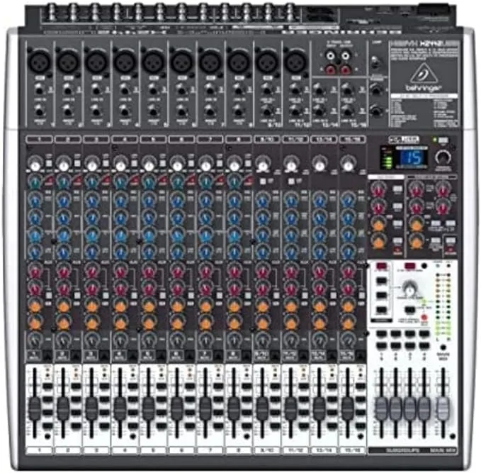 Mezclador Behringer Xenyx QX2442USB con USB y efectos-