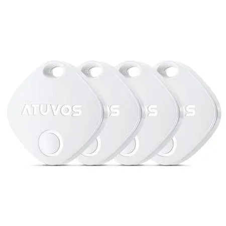 ATUVOS Luggage Tracker, Key Finder, Smart Bluetooth Tracker Pairs with Apple Find ...