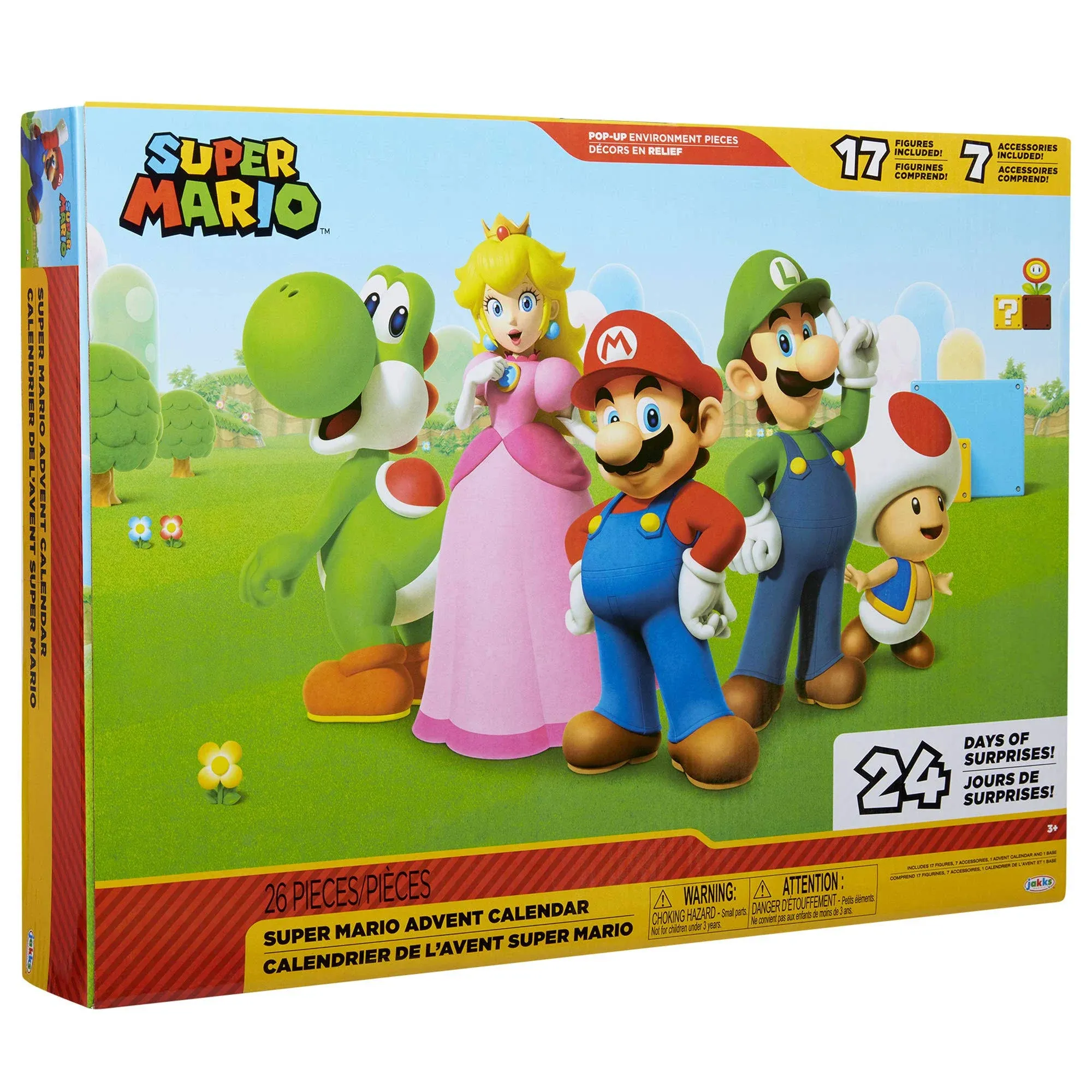 Nintendo Advent Calendar Super Mario Christmas Holiday Calendar with 1