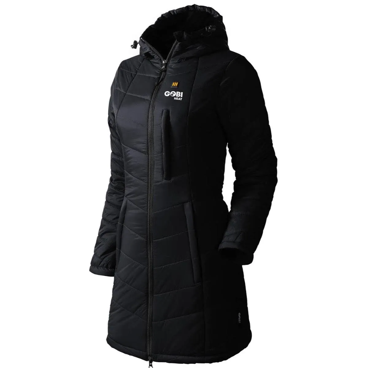 "Gobi Heat Women's Victoria Heated Casual Jacket - Onyx - XS"