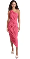 DIANA RUCHED ONE-SHOULDER GOWN