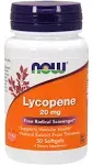 NOW Supplements, Lycopene 20 mg with Natural Extract from Tomatoes, Free Radical Scavenger*, 50 Softgels