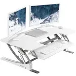 Vivo 42" Standing Desk Converter White