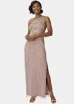 Adrianna Papell Women's One-Shoulder Gown