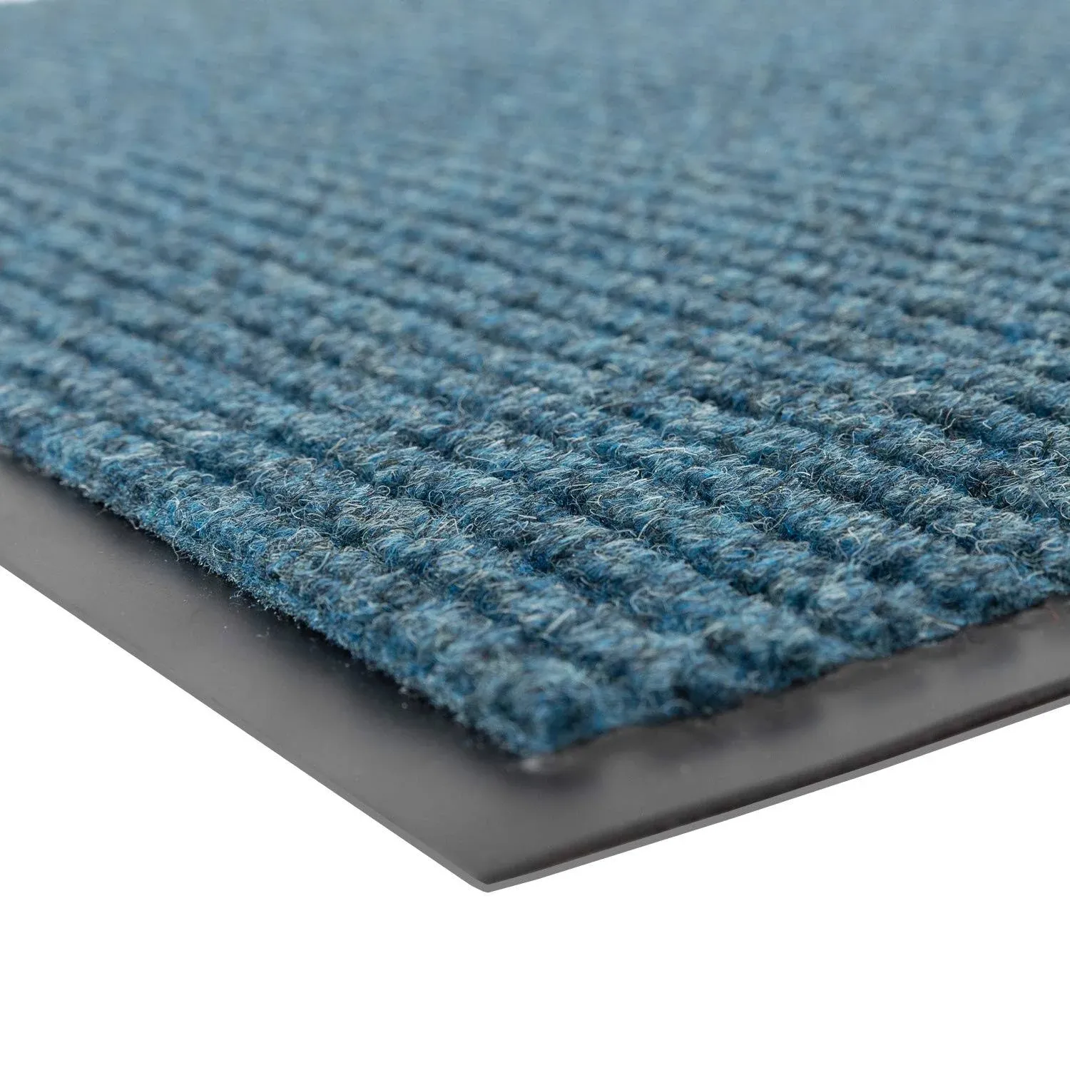 Notrax 109 Brush Step Carpeted Entrance Mat for Home or Office, 3' X 10', Slate Blue, 109S0310BU