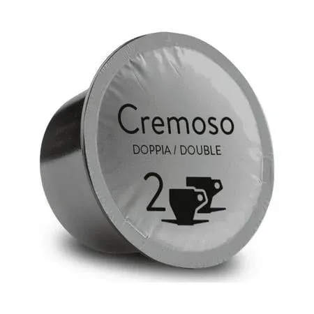 Bristot Double (11.2g) Cremoso Capsules Compatible with Lavazza Blue* Machines ...