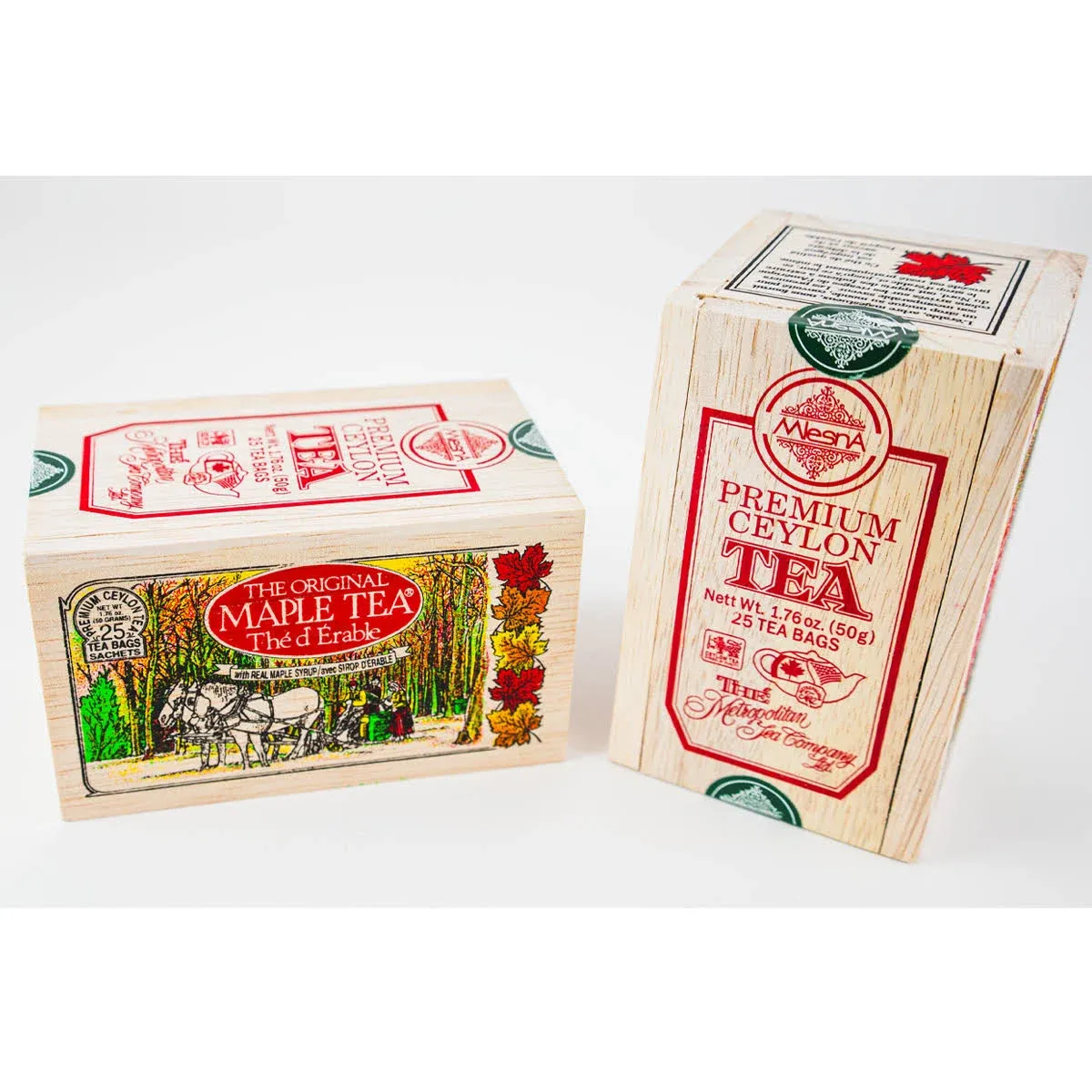 Metropolitan Tea Company Maple Tea Box of 25