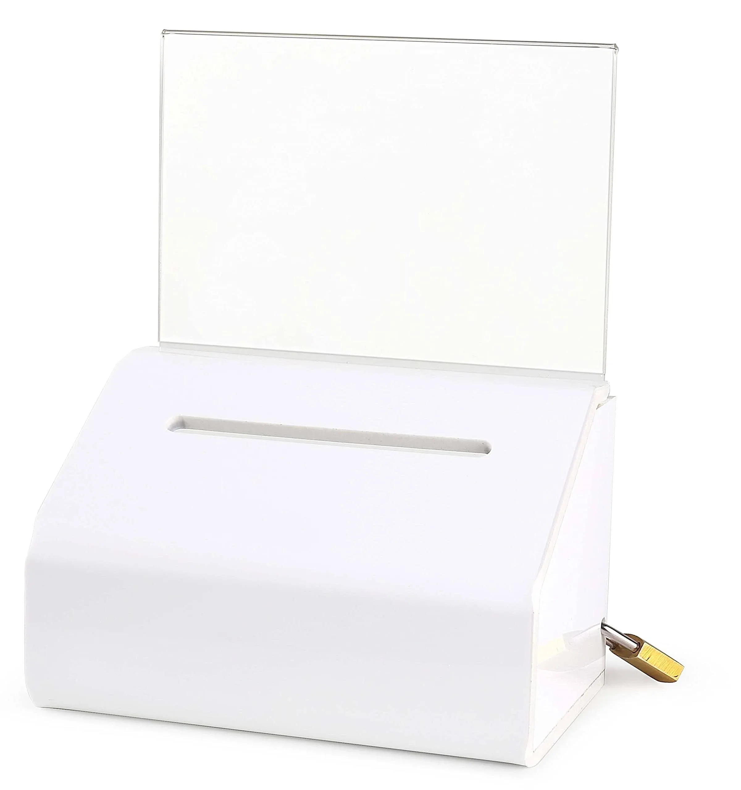 My Charity Boxes MCB Acrylic Donation & Ballot Box, Ticket Raffles & Drawing ...