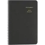 AT-A-GLANCE Auto Mileage Log Record Book, 3.75 x 6.12 Inches, Black AAG8013505