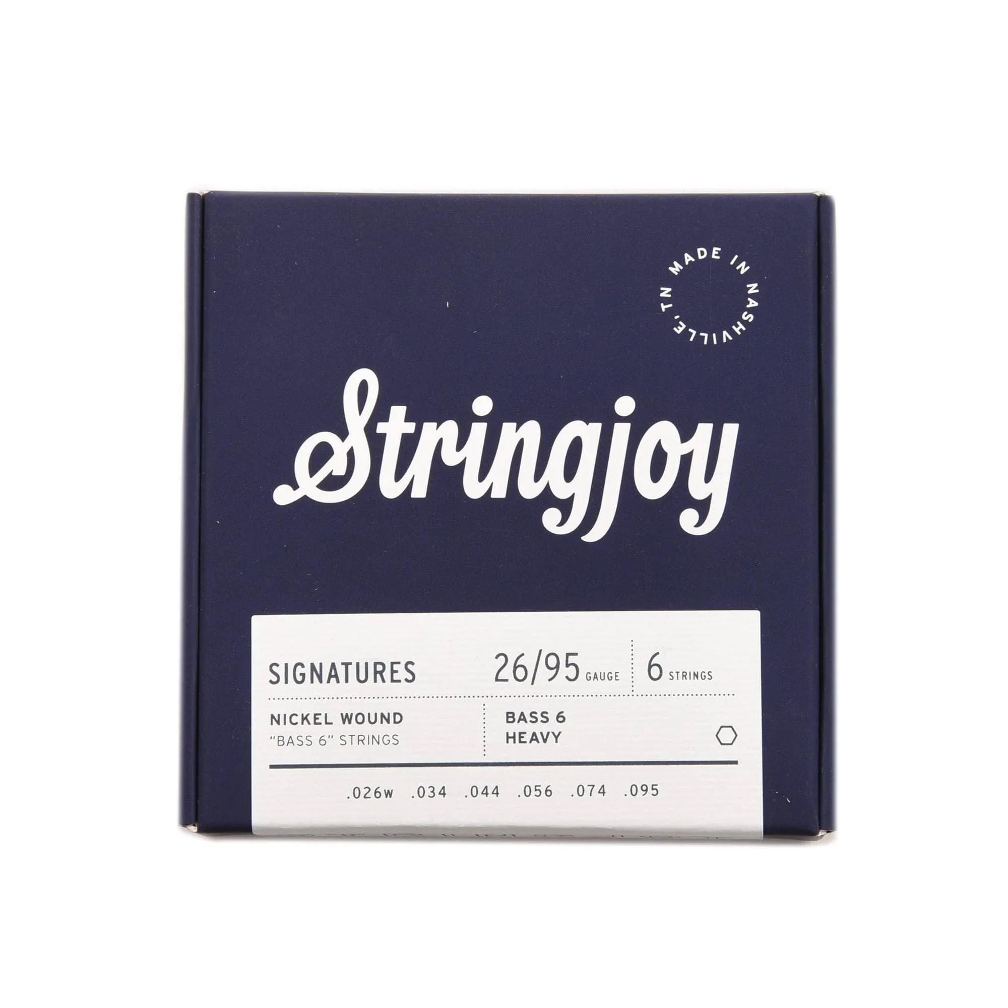 Stringjoy BVI2695 Signatures Nickel Wound Bass VI Strings Balanced Heavy 26-95