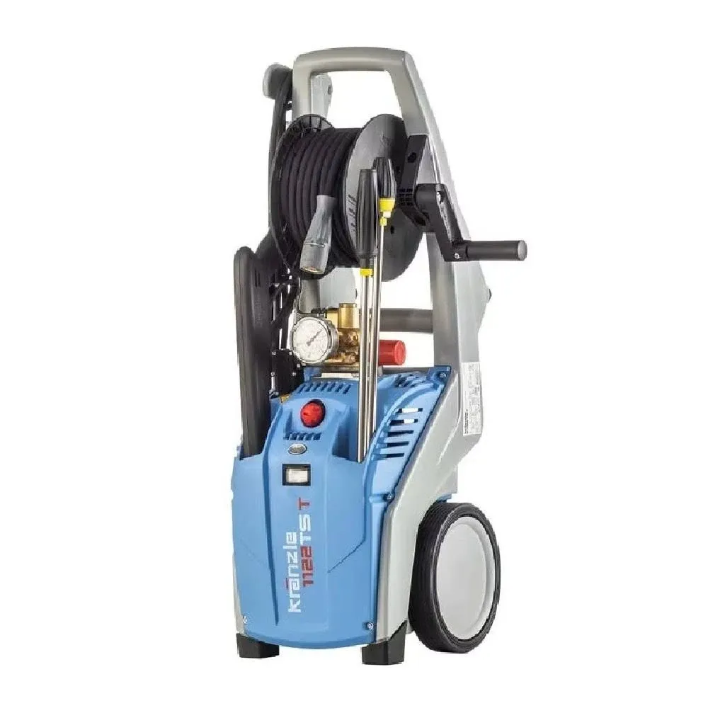 Kranzle Professional 1400 PSI (Electric - Cold Water) Pressure Washer w/ Hose Reel & Total Stop System