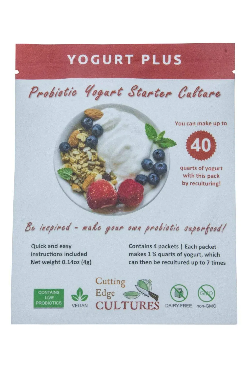 Cutting Edge Cultures Yogurt Plus Starter Culture