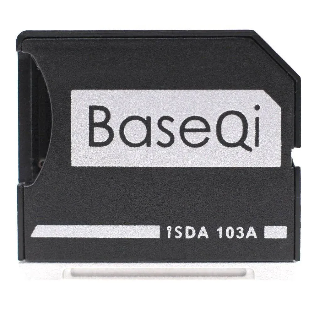 BASEQI Aluminum microSD Adapter for MacBook Air 13 inch and MacBook Pro 13 inch ...