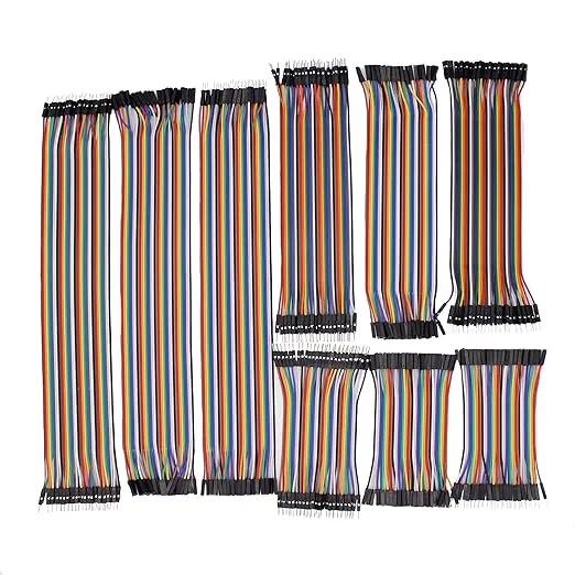 360 Pieces Multicolored Breadboard Jumper Wire Dupont Wire Ribbon Cables Kit 30CM 20CM 10CM 40 Pin Male to Female, 40 Pin Male to Male, 40 Pin Female to Female, for Arduino and Raspberry Pi