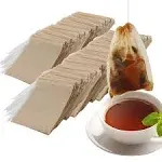 NEPAK 600 Pcs Disposable Tea Filter Bags for Loose Tea,Drawstring Empty Tea Bags for Loose Leaf Tea,with 100% Natural Unbleached Paper(1.97 x 2.76 inch)