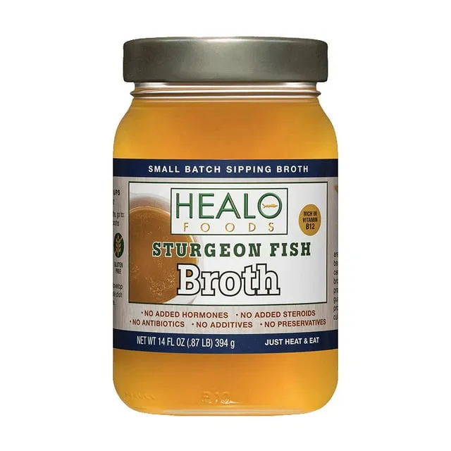 Healo Foods Natural Sturgeon Fish Broth (1 Jar)