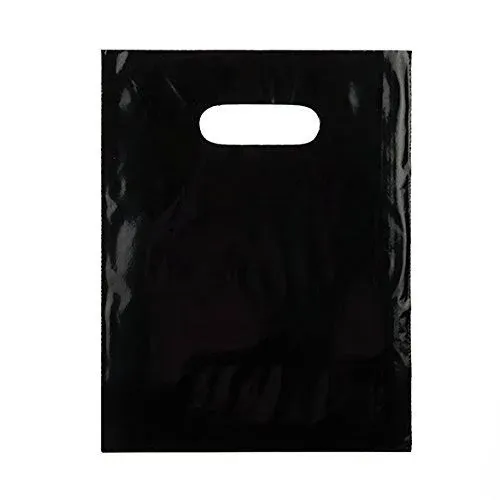 Black Handle Bag 9" x 12" 100 pack H912BK1