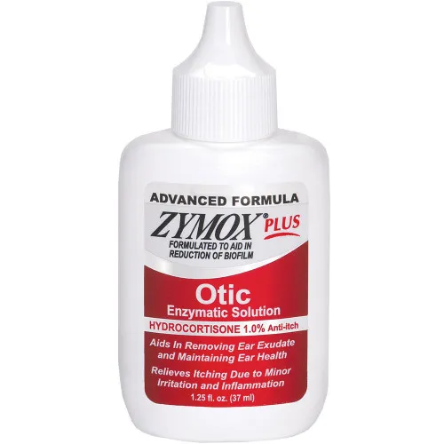 Zymox Plus Otic Advanced Formula w/ Hydrocortisone 1.0% (1.25 oz)