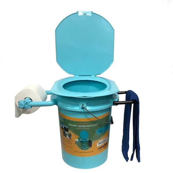 Lee Fisher Sports iSmart John-portable Toilet with Paper, Accessory Holder(paper, Towel Not Included)