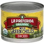 La Preferida Organic Green Chiles, Diced, Mild