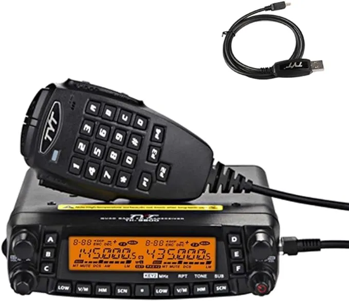 TYT TH-9800D Quad Band 50W Cross-Band Mobile, 10M/6M/2M/70CM Mobile Transceiver, A+B Dual Band Two Way Radio