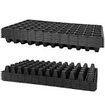 72 Cell Plug Trays, Thick Durable Seedling Plastic Nursery Tray for TD538 102...