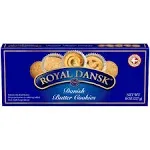 Royal Dansk Danish Butter Cookies, Valentine's Day Gift, 8oz Boxes (Pack of 3)