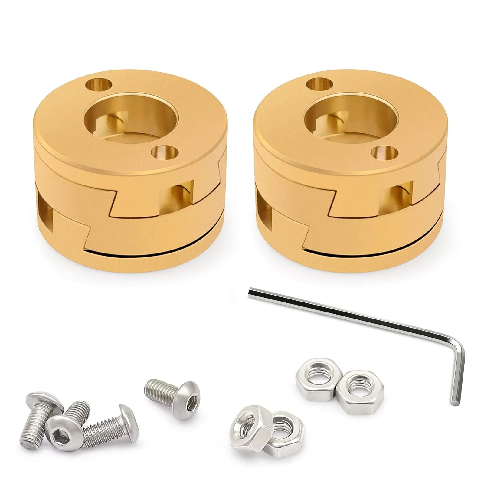 2-Pack Oldham Coupling Couplers Compatible with VzBot, BLV and Other 3D Printer Z ...